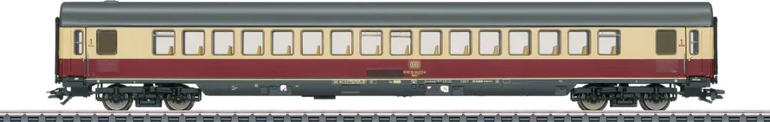 Märklin Sneltreinwagon Apmz 121 H0 - 43861 - Veelkleurig