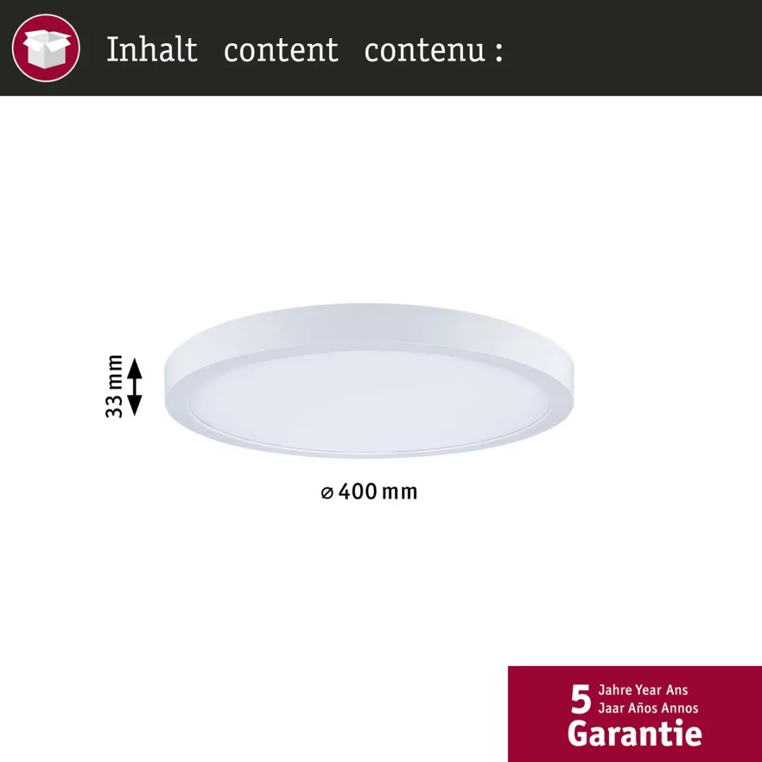 Paulmann LED-paneel Abia 2 White Select 16W 1400lm - Bewegingsmelder