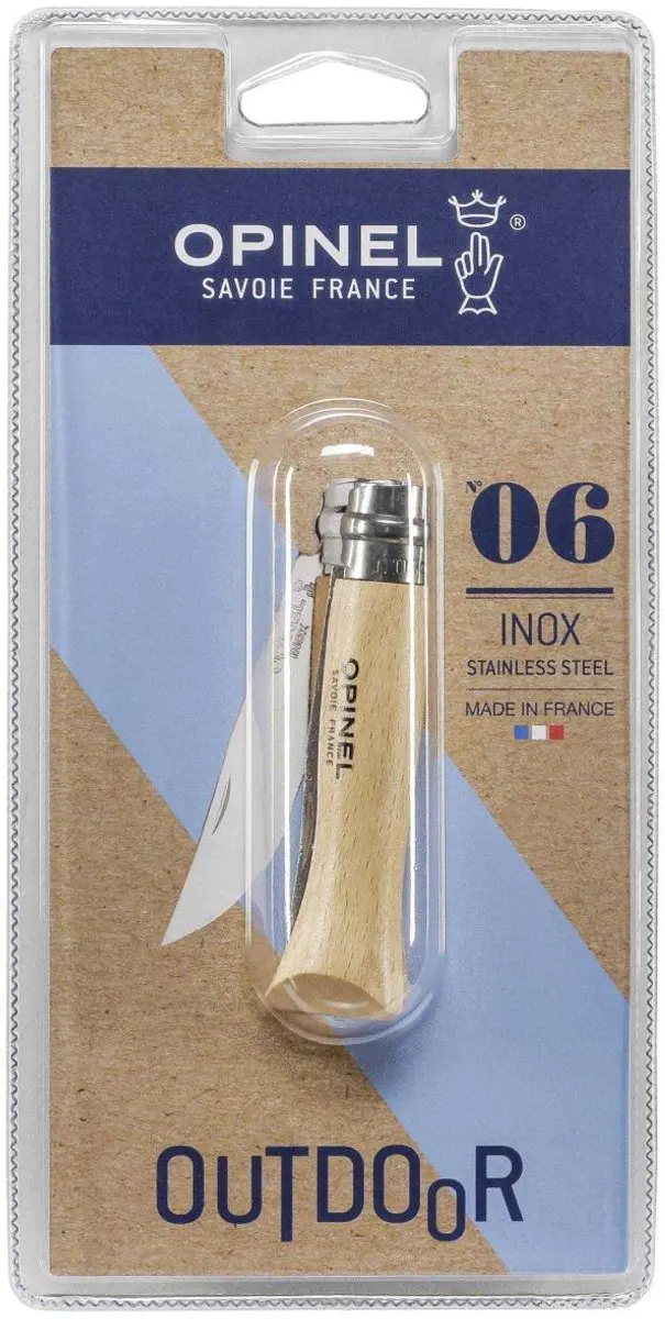 Opinel No.06 Zakmes Inox - Lemmet 7,5 cm - afbeelding 3 van 6