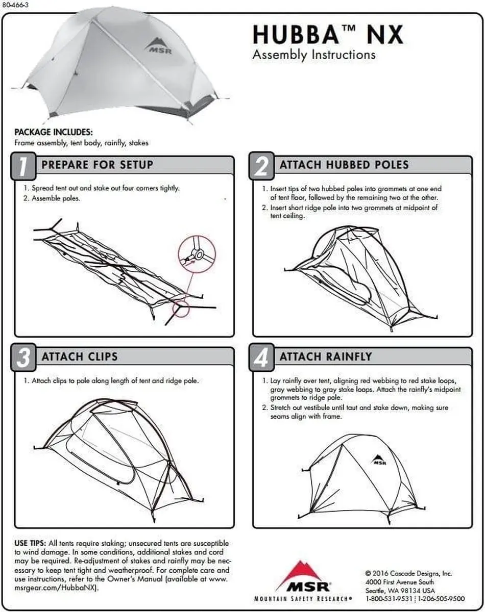 MSR Hubba NX Tent - 1 Persoons - Groen - afbeelding 3 van 6