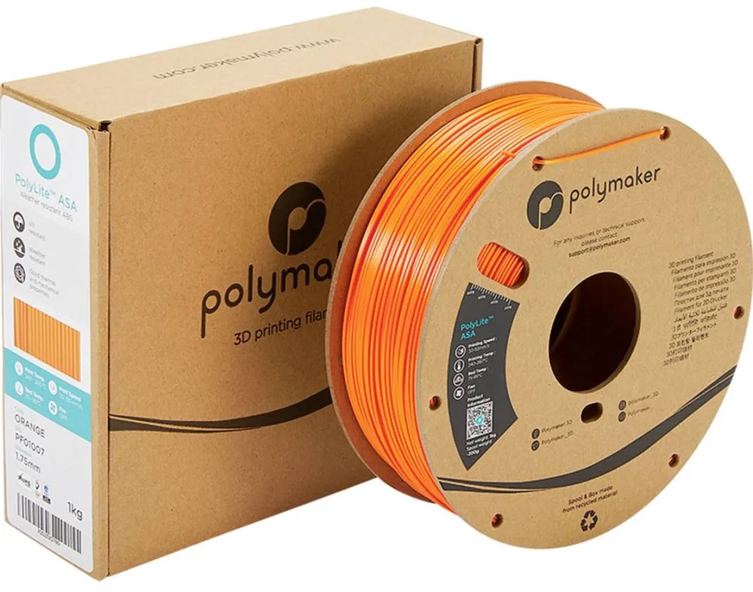 Polymaker PF01007 ASA Filament 1.75mm - 1000g - Oranje