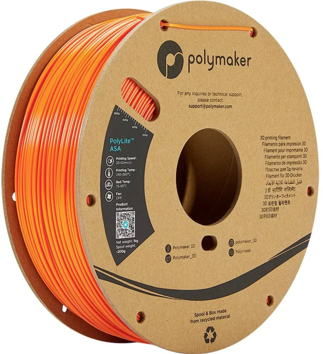 Polymaker PF01007 ASA Filament 1.75mm