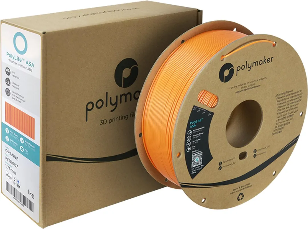 Polymaker PF01007 ASA Filament 1.75mm - 1000g - Oranje