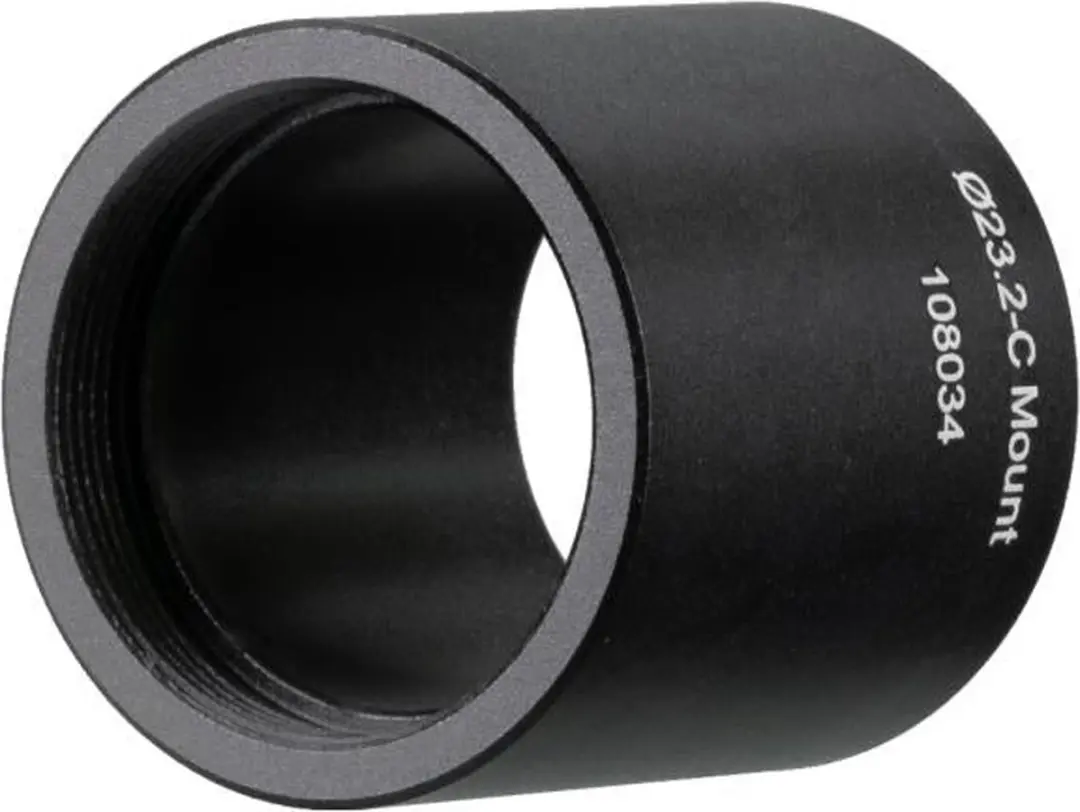 Bresser 5942030 C-Mount Microscoop Camera-adapter - Zwart - afbeelding 2 van 5