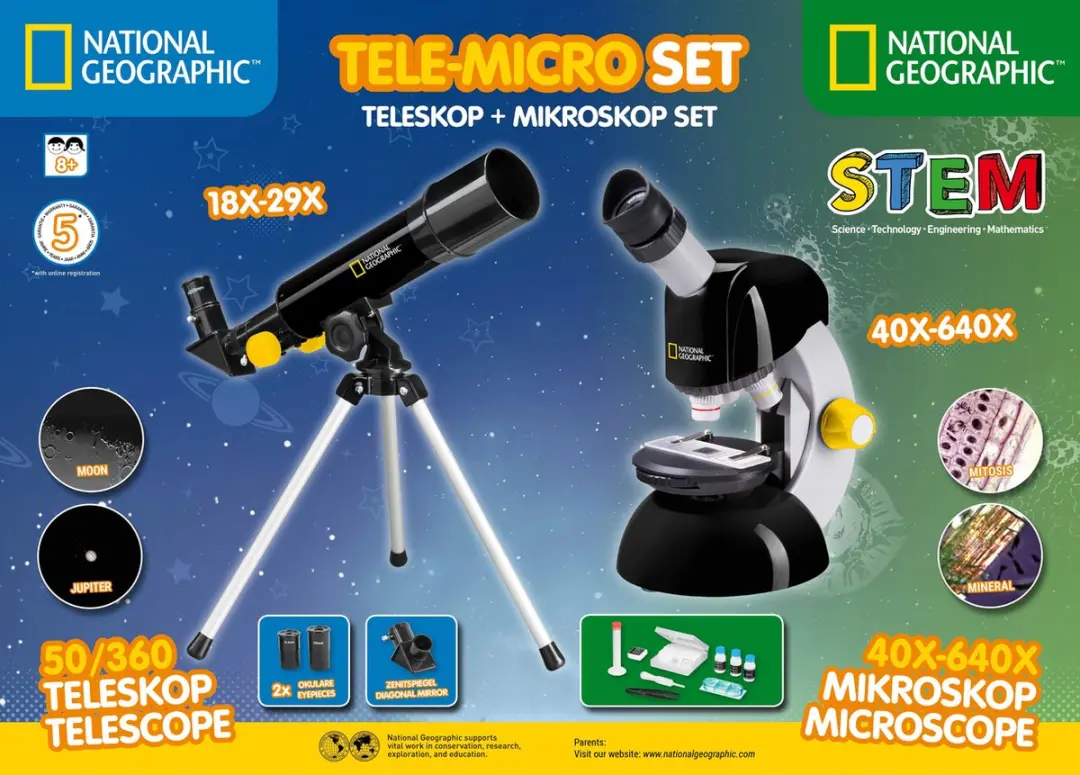 National Geographic Telescoop- en Microscoopset - afbeelding 6 van 6