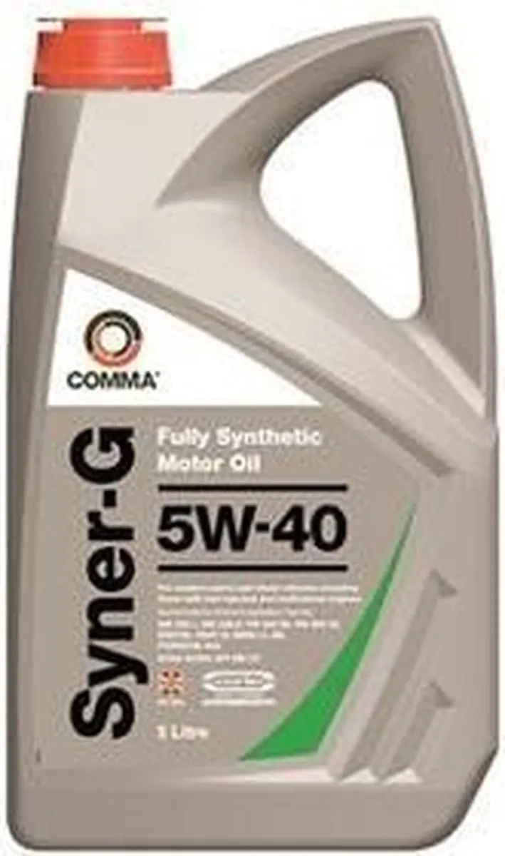 Motorolie Comma Syner-G 5w40 5Ltr