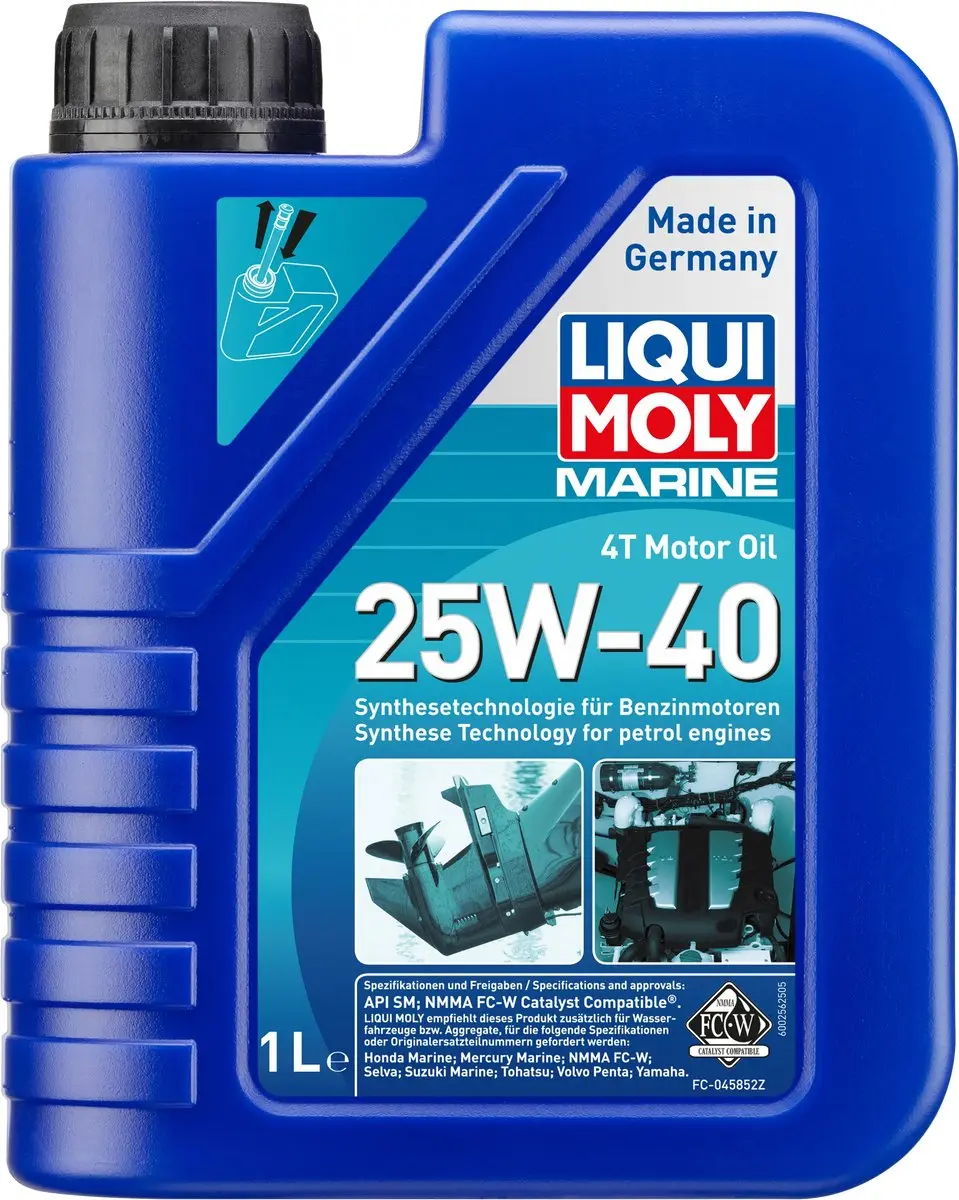 Liqui Moly Marine 4T Motor Oil 25W-40 1 liter