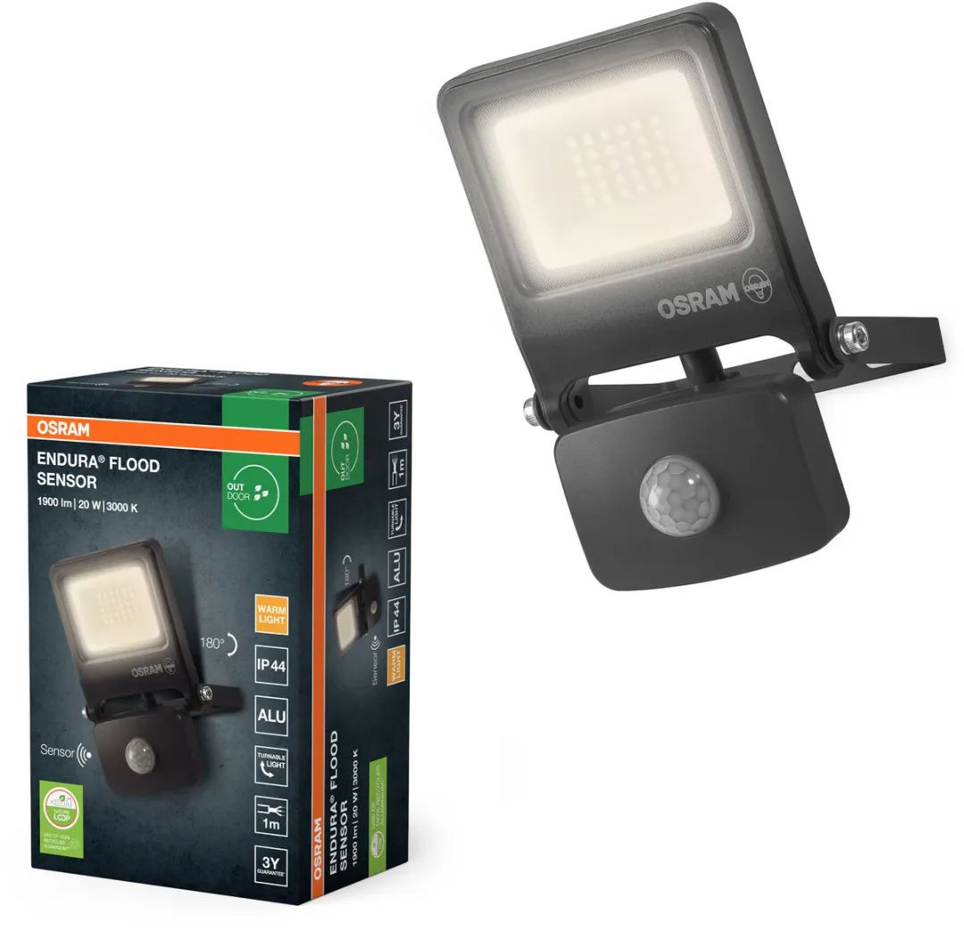 Osram Endura Flood PC 20W LED-schijnwerper 1800lm - Grijs