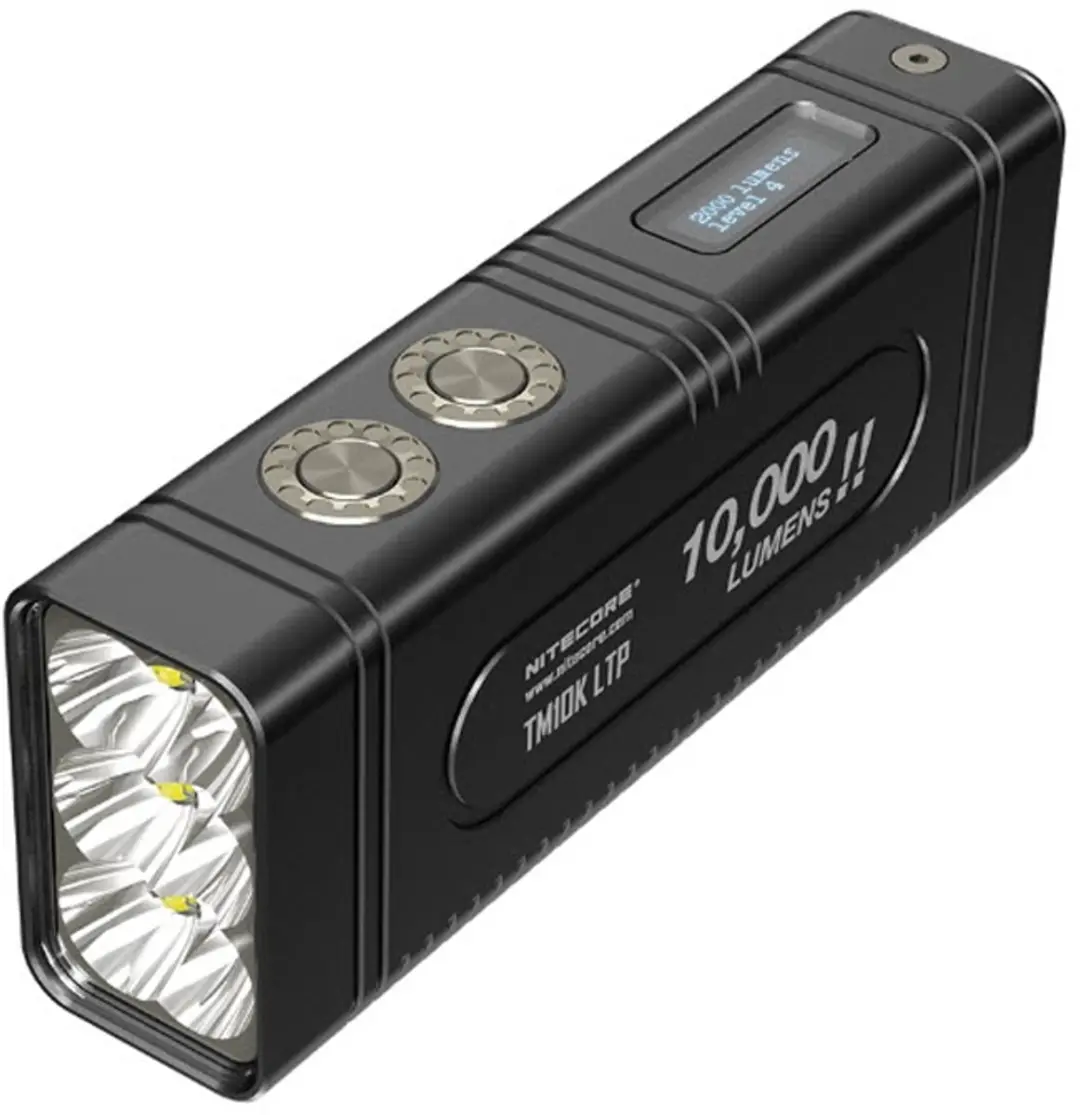Nitecore TM10K LTP Zaklamp - 10.000 lumen - Zwart - afbeelding 4 van 5