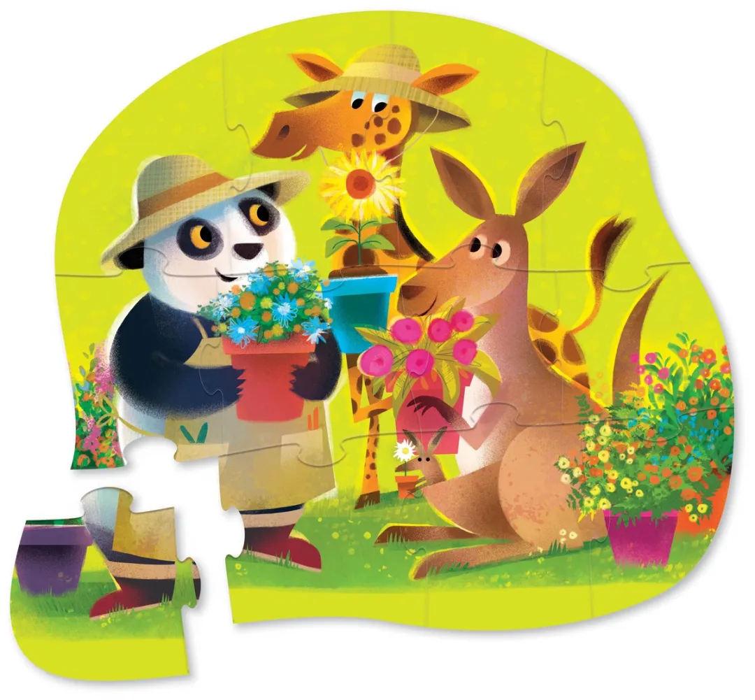 Crocodile Creek Flower Power Mini Puzzel - 12 Stukjes