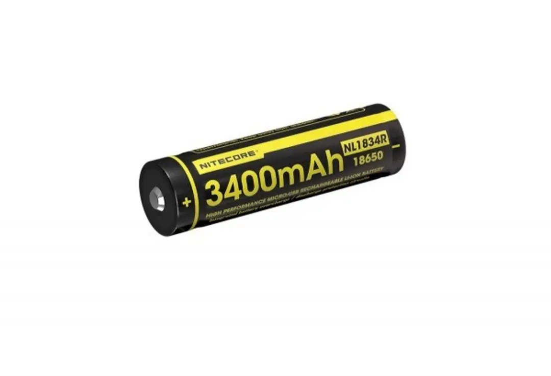 Nitecore NL1834R USB Oplaadbare 18650 Li-Ion batterij 3400mAh