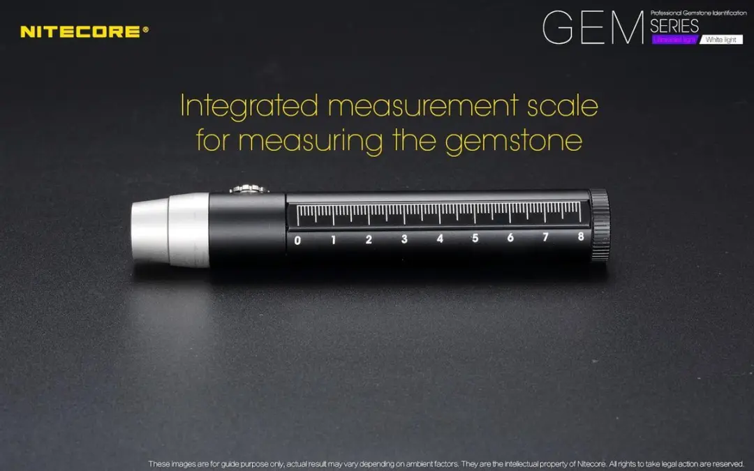 Nitecore GEM8 Penlamp voor edelstenen - 500Lm - afbeelding 3 van 6