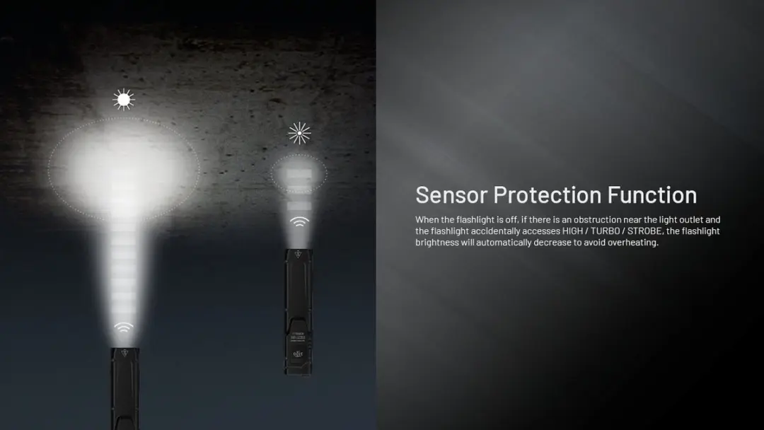 Nitecore EDC27 UHi Zaklamp - 3100 lumen - Zwart - afbeelding 5 van 6