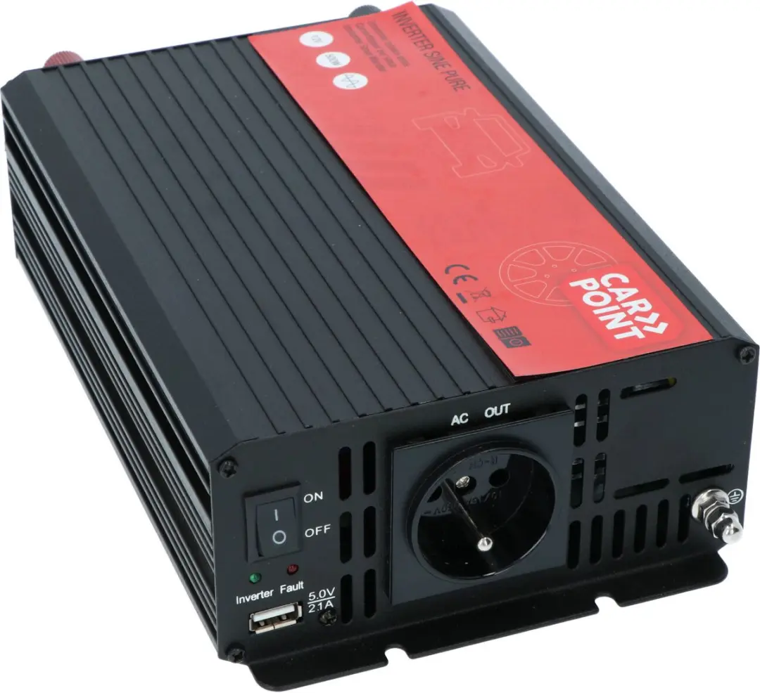 Carpoint Pure Sinus Omvormer 12V naar 230V