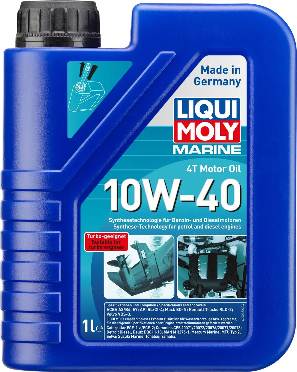 Liqui Moly Marine 4T Motor Oil 10w40 1 liter