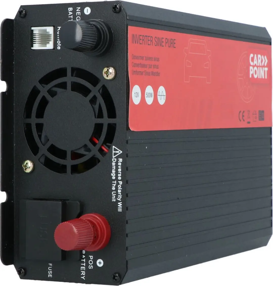Zuivere Sinus Omvormer 12V naar 230V 500W - afbeelding 5 van 6