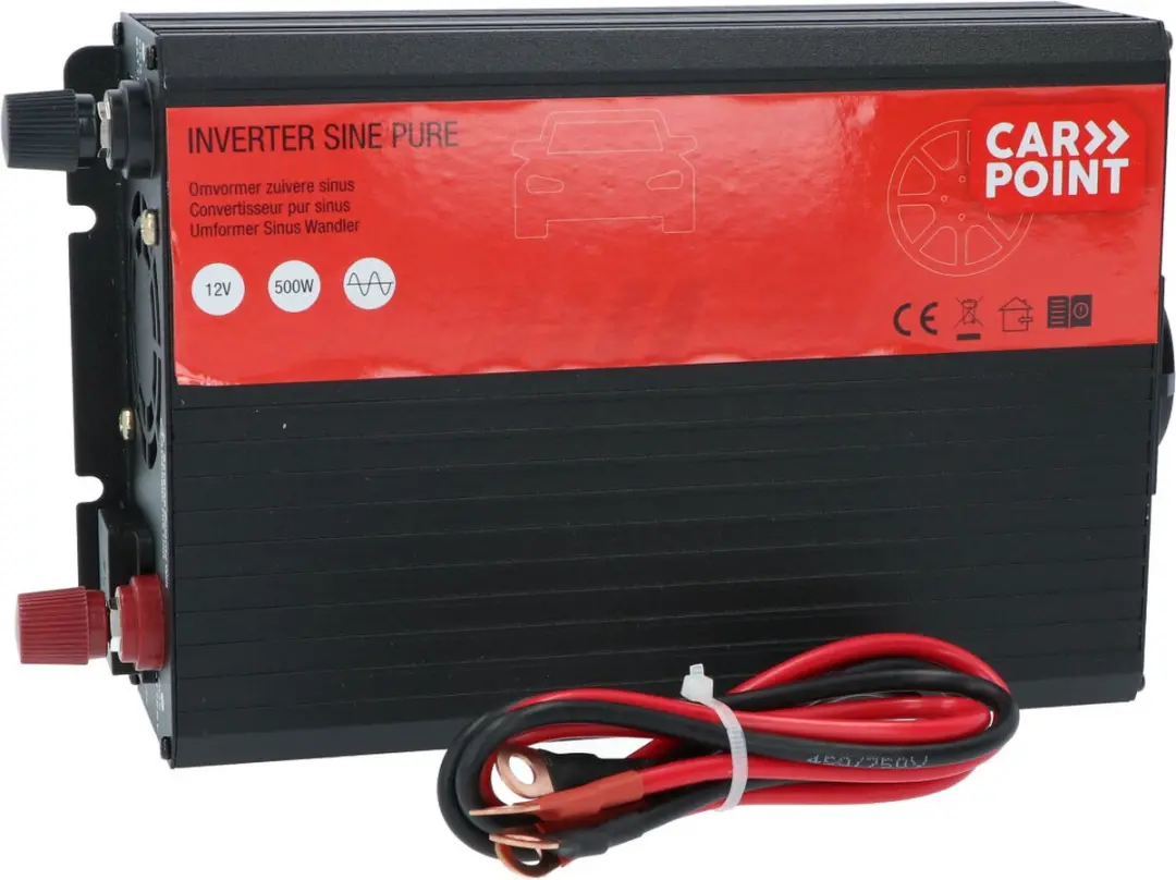 Zuivere Sinus Omvormer 12V naar 230V 500W