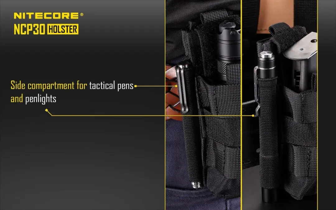 Nitecore NCP30 Tactische Molle Holster - Zwart - afbeelding 2 van 4