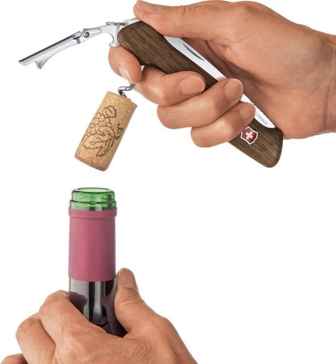 Victorinox Wine Master Walnoot 0.9701.63 Zwitsers Zakmes - afbeelding 3 van 6