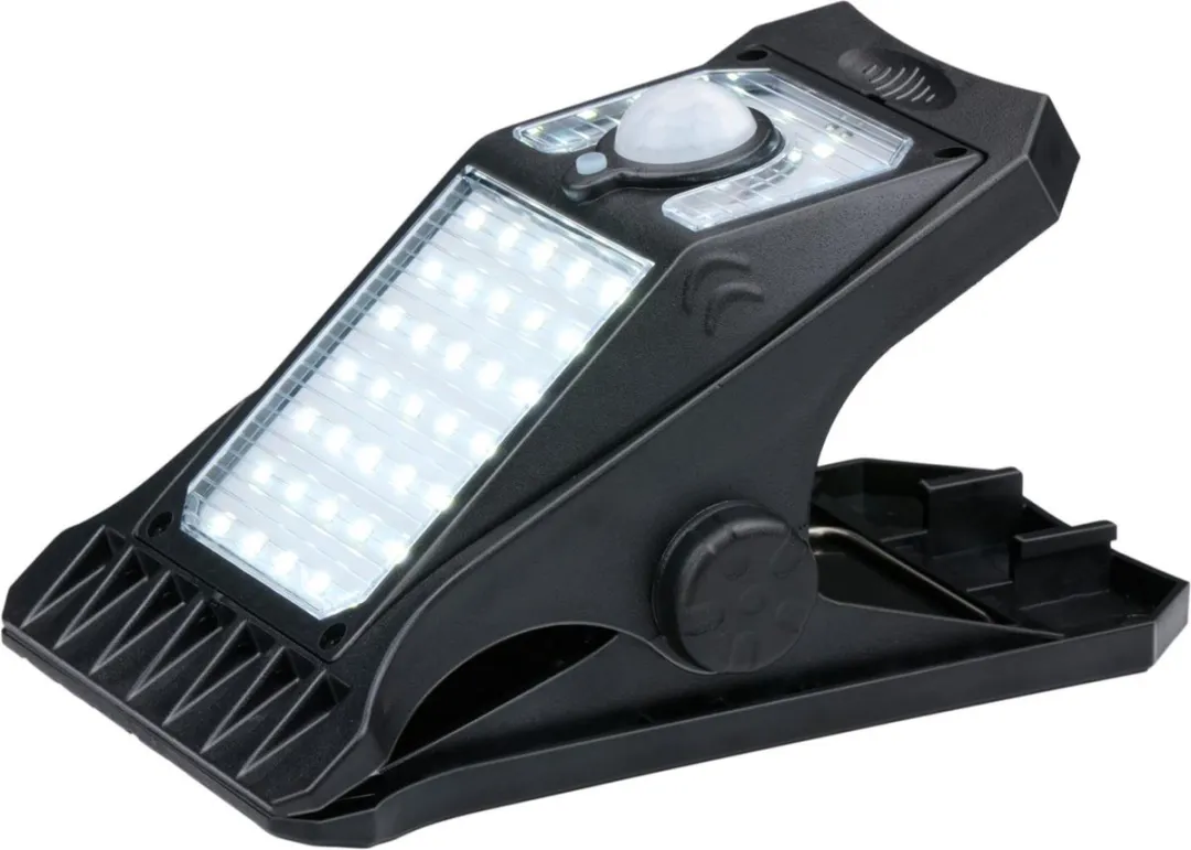 Grundig Solar Tuinverlichting Clip - Koel wit 10W - Zwart
