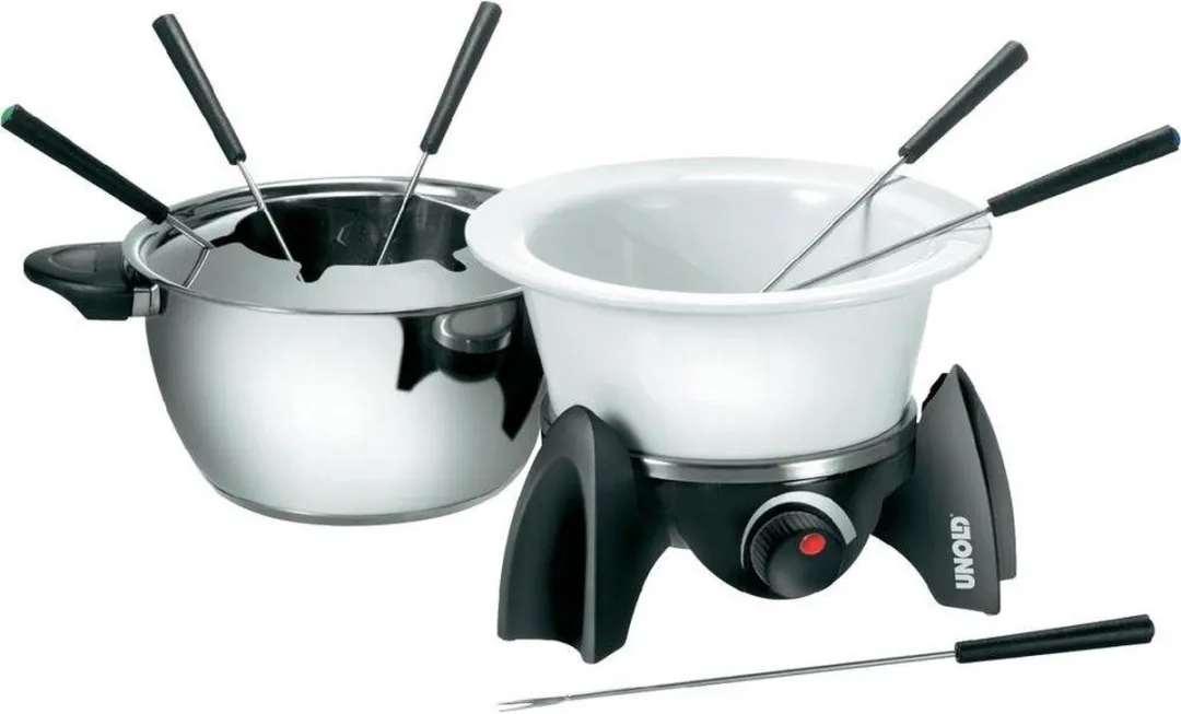 Unold 48615 Fondue voor 6 Personen RVS/Zwart