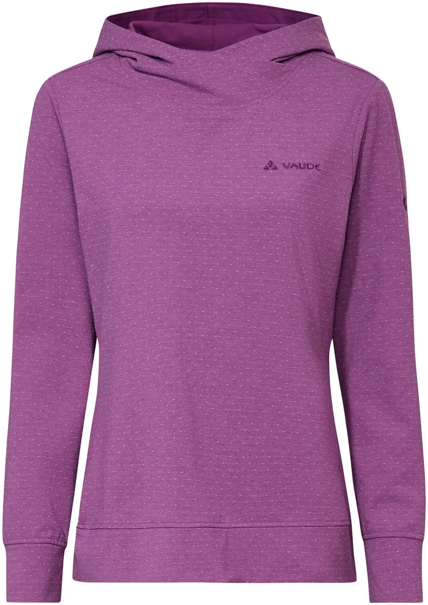 VAUDE Tuenno trui, trui, dames outdoor sporttrui, capuchon, regular fit