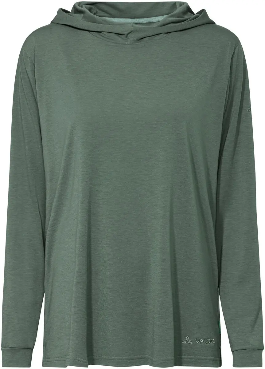 VAUDE Mineo LS Hoody, Trui, Dames Outdoor Sporttrui, Capuchon, Losse pasvorm