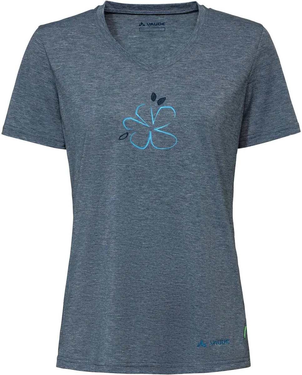 VAUDE Skomer print T-shirt III, functioneel shirt, dames outdoor sport t-shirt,
