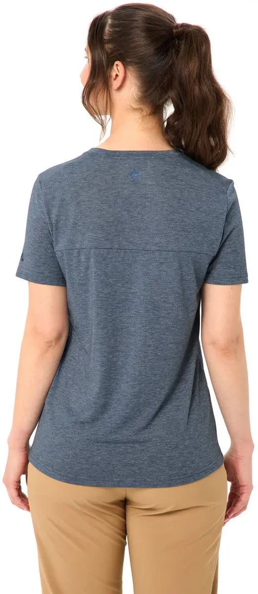 VAUDE Skomer print T-shirt III, functioneel shirt, dames outdoor sport t-shirt, reguliere pasvorm - afbeelding 6 van 6