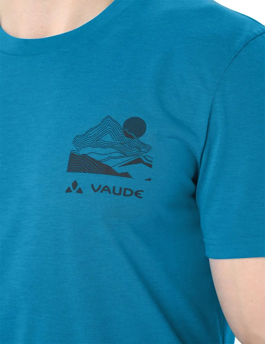 VAUDE Tekoa III Heren T-Shirt - Active Blue - XL - afbeelding 3 van 6