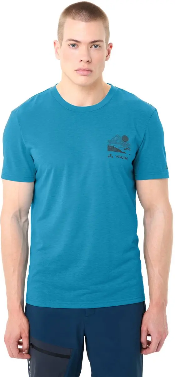 VAUDE Tekoa III Heren T-Shirt - Active Blue - XL - afbeelding 5 van 6