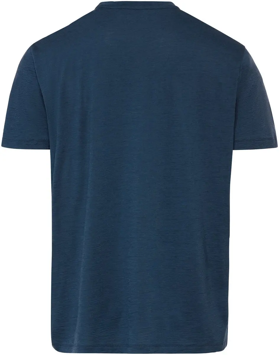 VAUDE Tekoa Wool T-shirt - Dark Sea/Blue, L - afbeelding 2 van 6