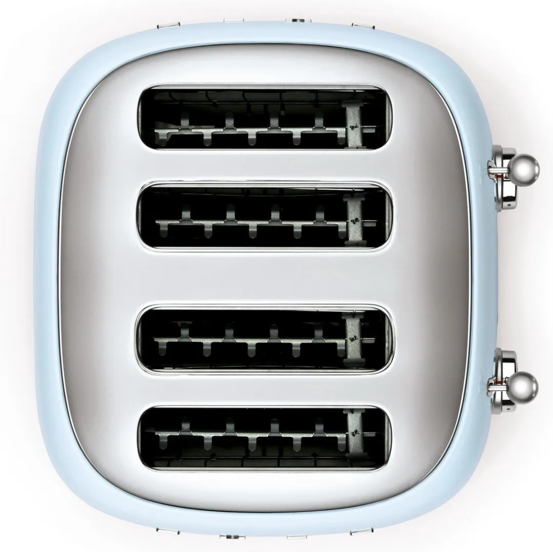 Smeg TSF03PBEU Broodrooster 4x4 - 2000W - Pastelblauw