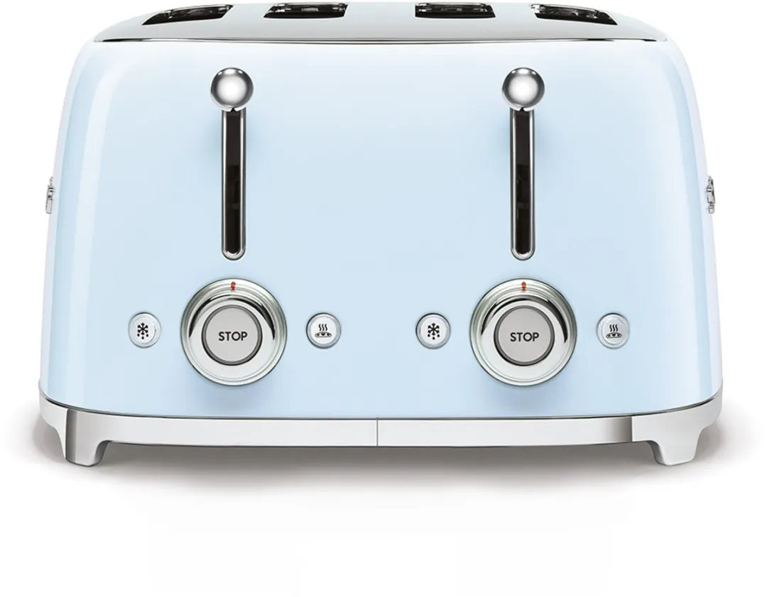 Smeg TSF03PBEU Broodrooster 4x4 - 2000W - Pastelblauw