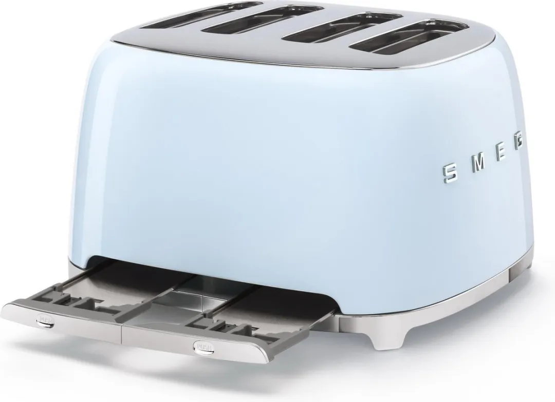 Smeg TSF03PBEU Broodrooster 4x4 - 2000W - Pastelblauw