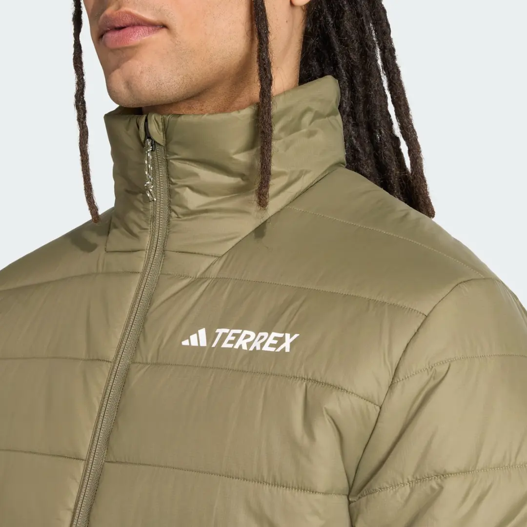 adidas TERREX Multi Essentials Donsjack - Heren - Groen - L - afbeelding 2 van 6