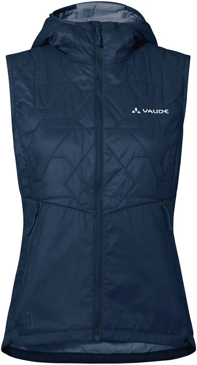 VAUDE Freney Vest V, functioneel vest, dames outdoor sportvest, met capuchon, sl