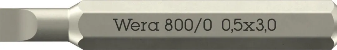 Wera 800/0 Micro Bit Sleuf 05058105001