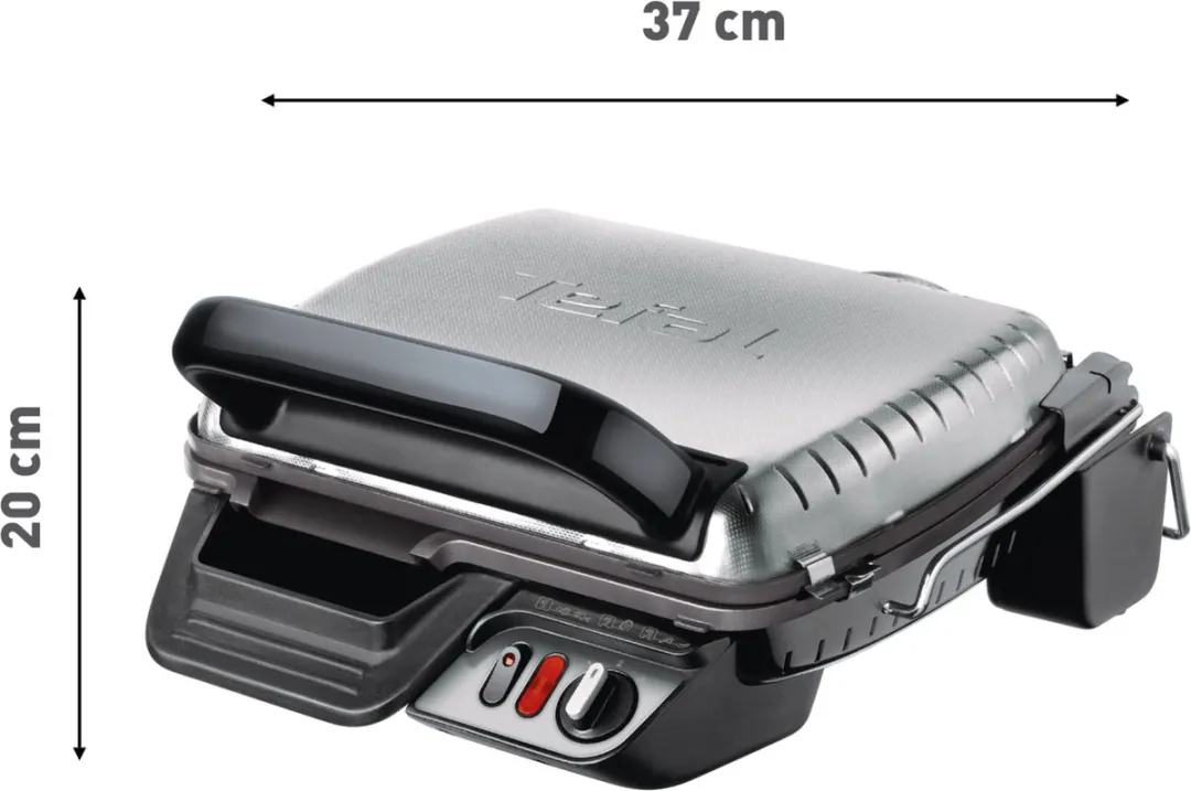 Tefal Ultra Compact Comfort GC3060 Contactgrill 2000W - Zilver - afbeelding 6 van 6