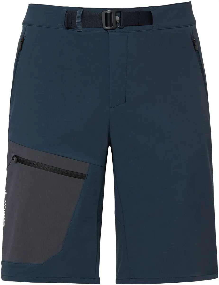 VAUDE Badile Shorts II Heren Softshell Broek - Dark Sea