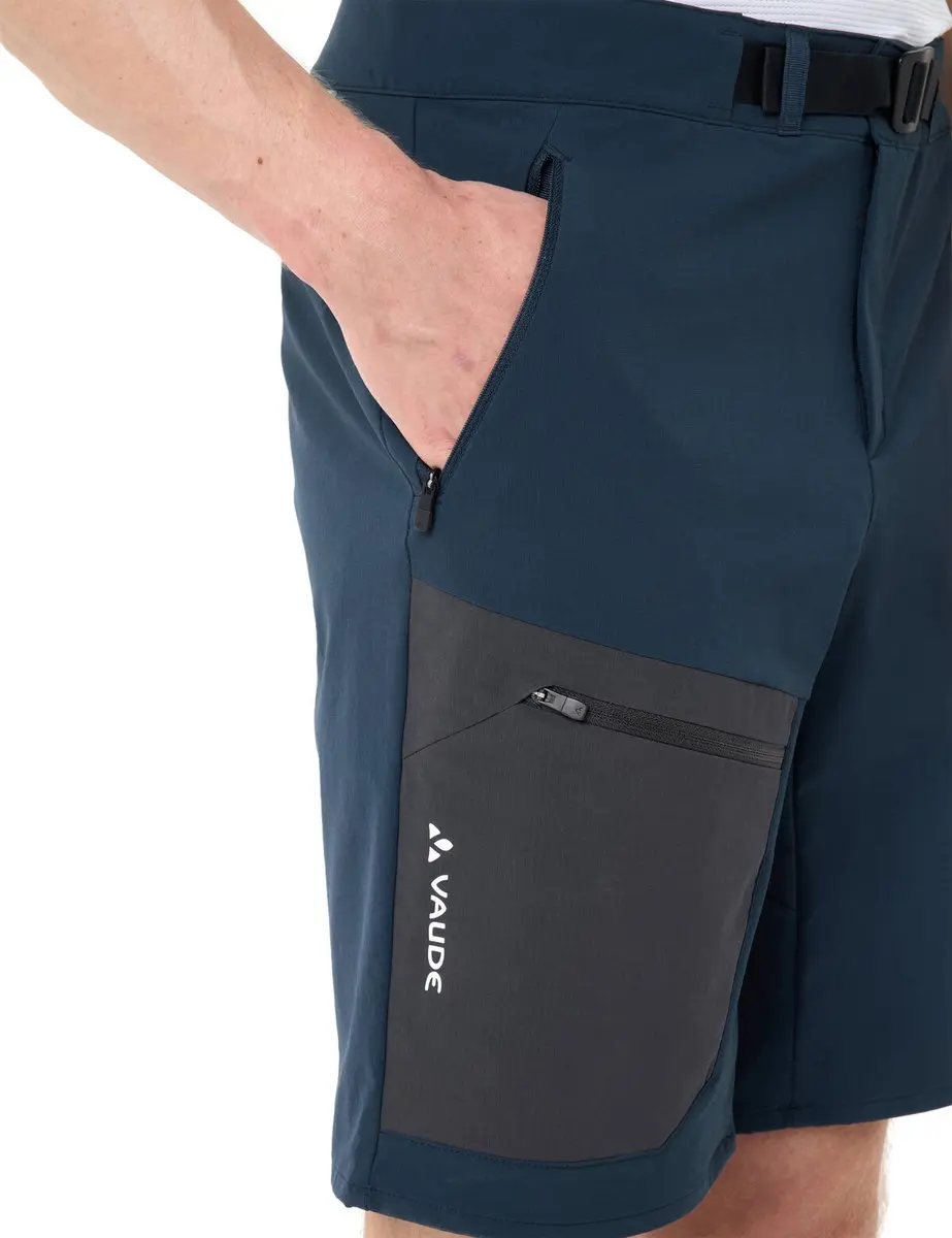 VAUDE Badile Shorts II Heren Softshell Broek - Dark Sea - afbeelding 4 van 6