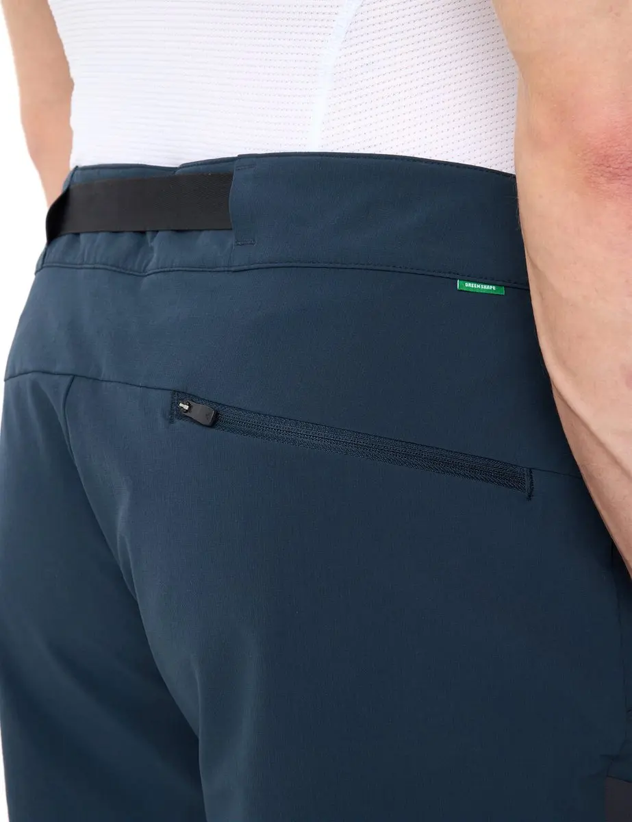 VAUDE Badile Shorts II Heren Softshell Broek - Dark Sea - afbeelding 3 van 6