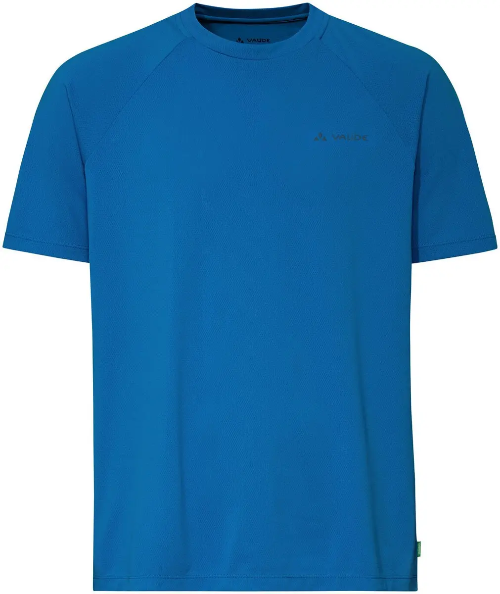 Vaude Neyland Iv T-shirt Met Korte Mouwen Blauw M Man