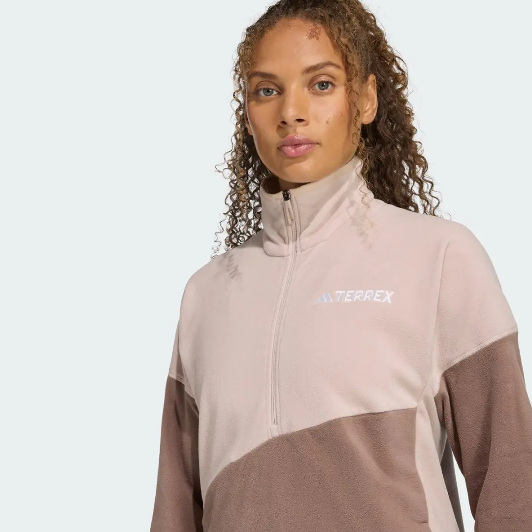 adidas Terrex Multi Climawarm Damesfleece - Bruin - afbeelding 4 van 6