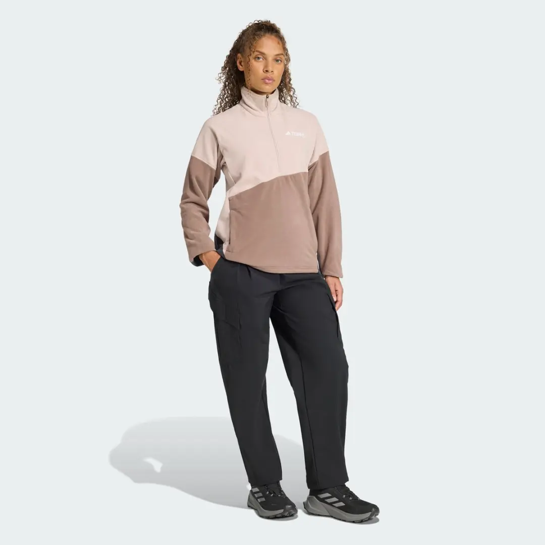 adidas Terrex Multi Climawarm Damesfleece - Bruin - afbeelding 6 van 6