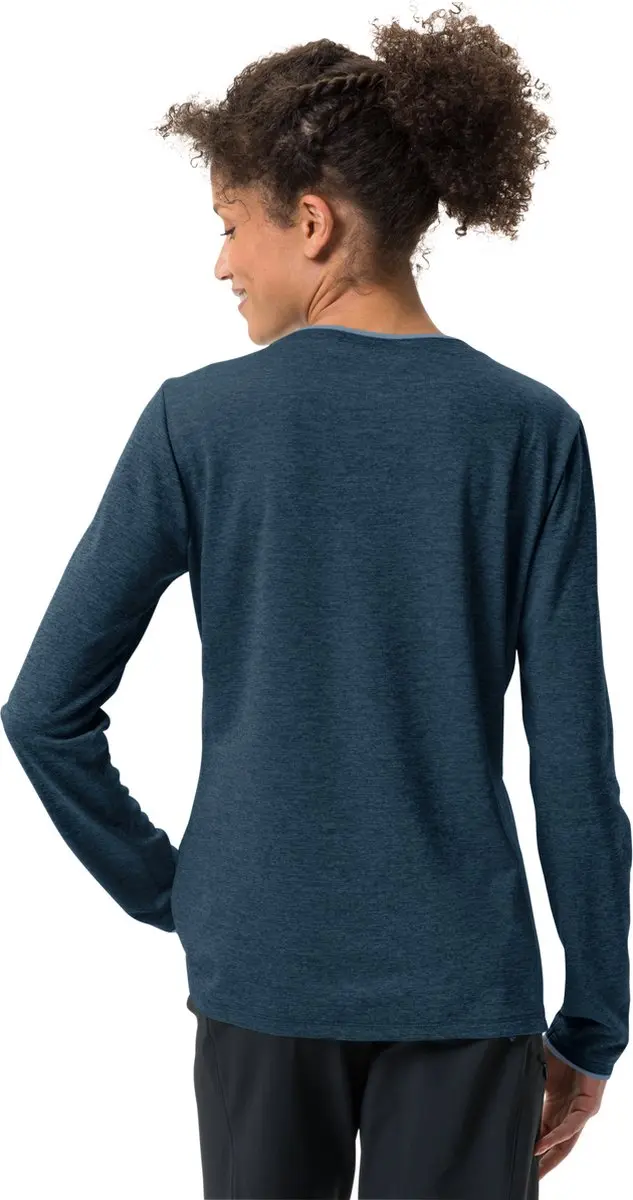 VAUDE Essential LS Dames Shirt - Blauw - Maat 40 - afbeelding 5 van 6