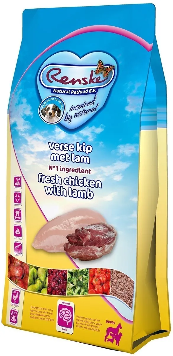 Renske Super Premium Puppy Kip & Lam 12kg