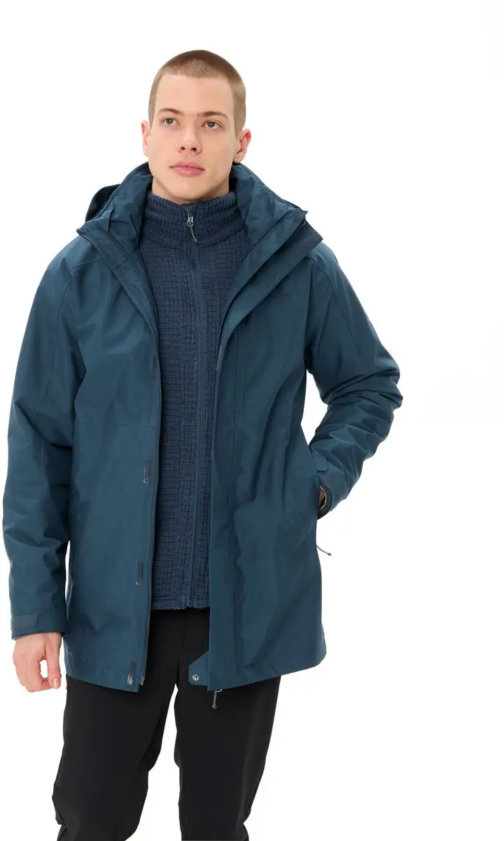 Vaude Idris IV 3-in-1 Parka Heren - Dark Sea - afbeelding 6 van 6