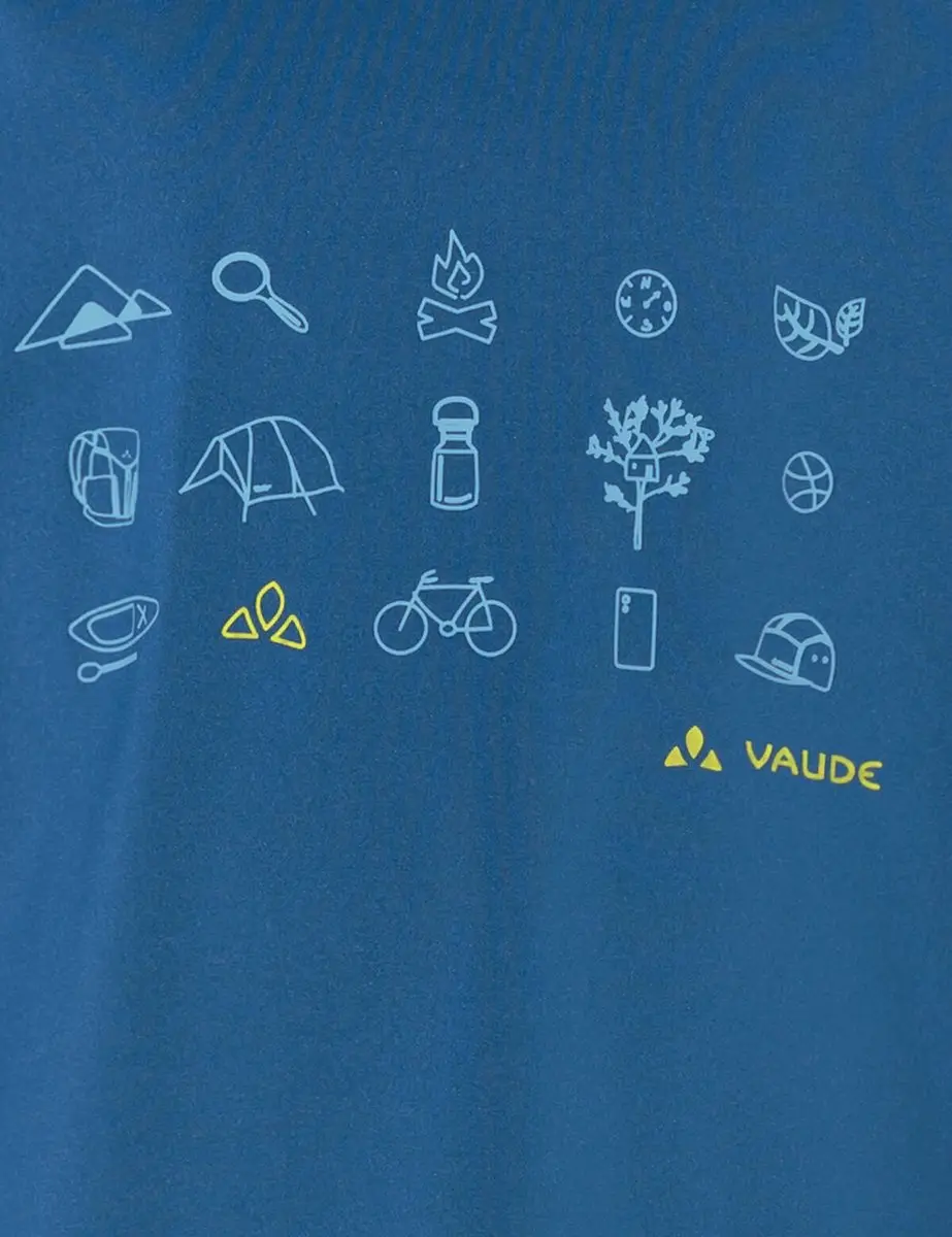 Vaude Solaro Iii T-shirt Met Korte Mouwen Blauw 104 cm Jongens - afbeelding 3 van 4