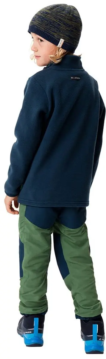 VAUDE Pulex II Kinder Fleece met Rits - Dark Sea - 110 - afbeelding 3 van 5